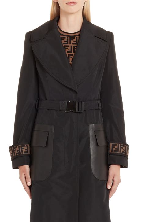 fendi trenchcoat|fendi women' s trench coats.